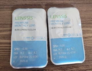렌시스 LENSSIS [ 렌시스 ] 꾸안꾸템 , 낀 듯 안 낀 듯 자연스러운 ＃블리스시리즈 1개월용 ｜ 2컬러 중 택1 ｜ — 5점을 준 리뷰어가 2021년 4월 올린 사용 사진