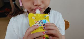 [몸엔용] 어린이, 초등학생의 영양간식 달콤 국산녹용 키엔용  80ml x 10포 — 5점을 준 리뷰어가 2021년 7월 올린 사용 사진