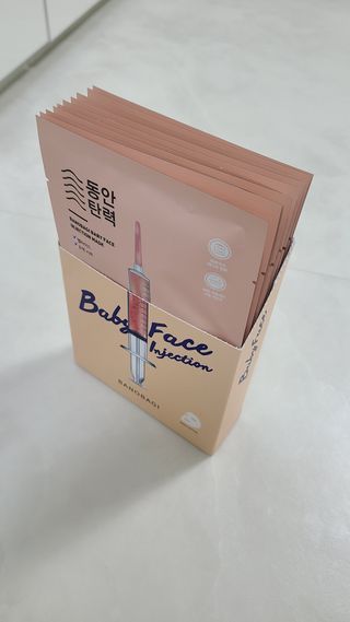 바노바기 코스메틱 바노바기 인젝션 마스크 (10매입) — 5점을 준 리뷰어가 2023년 6월 올린 사용 사진