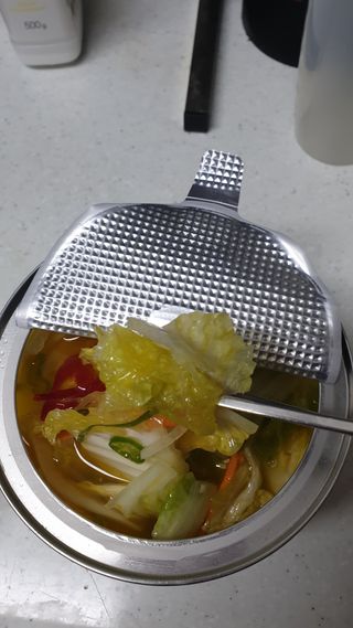 셰프애찬 단호박 백김치 1kg — 4.5점을 준 리뷰어가 2022년 10월 올린 사용 사진