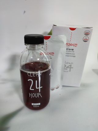 클린24시간 1BOX(5포) + 전용보틀(500ml) — 5점을 준 리뷰어가 2023년 4월 올린 사용 사진