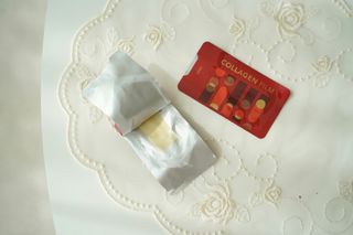 프리마인 귀족의 콜라겐, 92배 흡수율. 럭셔리 프리미엄 셀라브 콜라겐필름 30매 — 4점을 준 리뷰어가 2022년 4월 올린 사용 사진