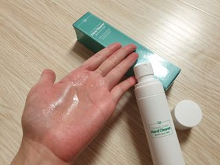 셀바이져 항균 스프레이 핸드워시 + 키즈세정제 SET — 4점을 준 리뷰어가 2021년 3월 올린 사용 사진