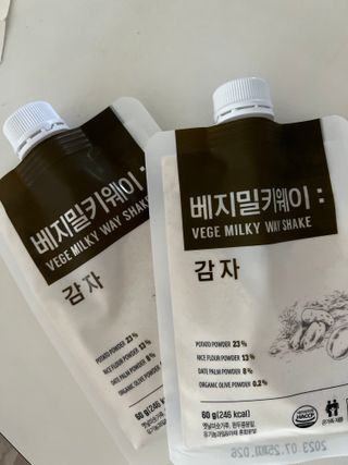 클린24시간 베지밀키웨이 감자 쉐이크 1세트 (5개) — 3점을 준 리뷰어가 2022년 9월 올린 사용 사진