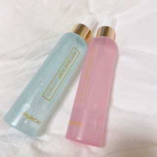 멈칫 X 최준 헤어 앤 바디미스트 소프트블루솝, 마젠타레이디 2종 — 5점을 준 리뷰어가 2021년 8월 올린 사용 사진