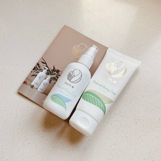 mom e 맘이 내추럴 베이비 케어 크림+바디오일 — 4점을 준 리뷰어가 2021년 1월 올린 사용 사진