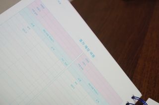 리훈 리뉴얼 오늘쓰임 가계부 용돈기입장 금전납출부 캐쉬북 만년 — 5점을 준 리뷰어가 2023년 3월 올린 사용 사진