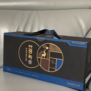 광동생활건강 [광동] 바르게 만든 녹용, 광동정녹청 30포. — 5점을 준 리뷰어가 2022년 6월 올린 사용 사진