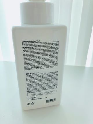 카오리온코스메틱스 클린온 버블 핸드 워시 500ml — 5점을 준 리뷰어가 2021년 8월 올린 사용 사진