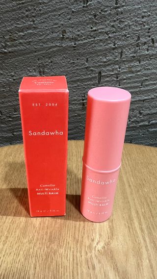 스킨큐어 산다화 카멜리아 안티 링클 멀티밤 — 5점을 준 리뷰어가 2023년 1월 올린 사용 사진