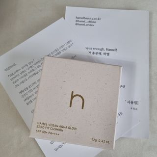 하멜 비건 아쿠아 글로우 제로핏 쿠션 — 4점을 준 리뷰어가 2022년 8월 올린 사용 사진
