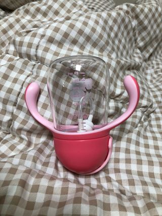 유비맘 트라이탄 코니빨대컵_컬러 랜덤 발송 — 4.5점을 준 리뷰어가 2021년 3월 올린 사용 사진