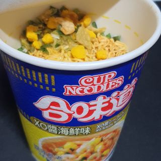 NISSIN 닛신 컵누들  4종 - 씨푸드오리지날, 씨푸드 스파이시, 씨푸드 커리, 씨푸드 XO소스 — 4.5점을 준 리뷰어가 2023년 1월 올린 사용 사진