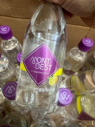 몽베스트 Montbest with Sparkling water Lemon OR Lime 20병(랜덤) — 5점을 준 리뷰어가 2024년 4월 올린 사용 사진