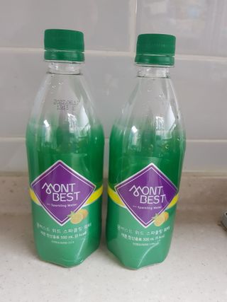몽베스트 Montbest with Sparkling water Lemon OR Lime 20병(랜덤) — 5점을 준 리뷰어가 2021년 10월 올린 사용 사진