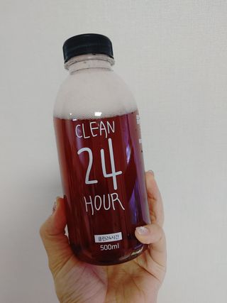 클린24시간 1BOX(5포) + 전용보틀(500ml) — 5점을 준 리뷰어가 2022년 12월 올린 사용 사진