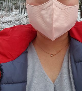 Ciior 씨오르 브이핏 마스크 — 3점을 준 리뷰어가 2022년 12월 올린 사용 사진