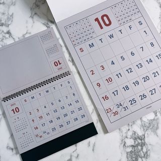 리훈 2023년 레트로 인테리어 벽달력 + 탁상달력 — 5점을 준 리뷰어가 2022년 10월 올린 사용 사진