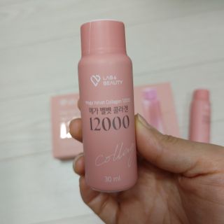 랩앤뷰티 메가 벨벳 콜라겐 12000 — 5점을 준 리뷰어가 2021년 5월 올린 사용 사진