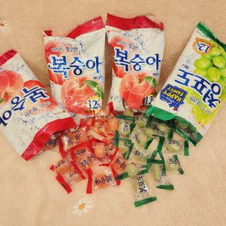 청포도캔디 복숭아캔디 — 5점을 준 리뷰어가 2022년 11월 올린 사용 사진