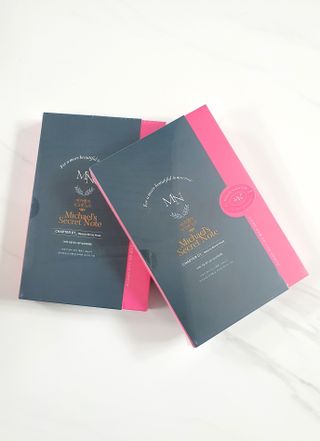 미카엘의 시크릿 노트 Chapter 1. 뷰티 밤 마스크 2box(1box,5매) — 5점을 준 리뷰어가 2022년 10월 올린 사용 사진