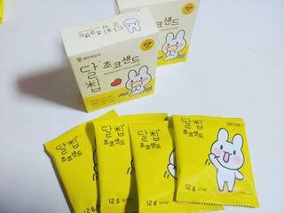네이처오다 달칩 초코샌드 — 5점을 준 리뷰어가 2021년 2월 올린 사용 사진