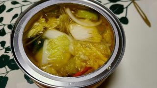 셰프애찬 단호박 백김치 1kg — 5점을 준 리뷰어가 2022년 10월 올린 사용 사진