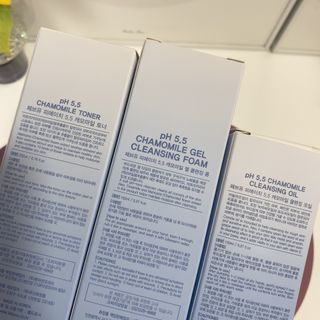 페브유 / FABYOU 페브유 pH5.5 캐모마일 젤 클렌징 폼 + 클렌징 오일 + 토너 3종 세트 — 5점을 준 리뷰어가 2021년 7월 올린 사용 사진
