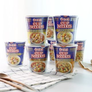 NISSIN 닛신 컵누들  4종 - 씨푸드오리지날, 씨푸드 스파이시, 씨푸드 커리, 씨푸드 XO소스 — 5점을 준 리뷰어가 2021년 10월 올린 사용 사진