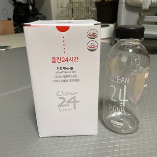 클린24시간 1BOX(5포) + 전용보틀(500ml) — 4점을 준 리뷰어가 2022년 7월 올린 사용 사진