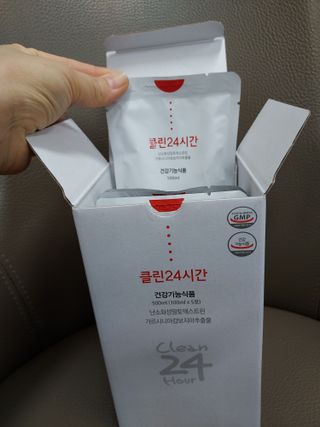 클린24시간 1BOX(5포) + 전용보틀(500ml) — 5점을 준 리뷰어가 2023년 5월 올린 사용 사진