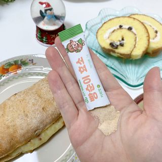 아이비웰니스 빵순이 식탁 위의 필수템! 빵순이 효소 키위맛 100포 + 석류맛 14포 (총 114포) — 5점을 준 리뷰어가 2022년 12월 올린 사용 사진
