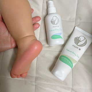 mom e 맘이 내추럴 베이비 케어 크림+바디오일 — 3.5점을 준 리뷰어가 2021년 1월 올린 사용 사진