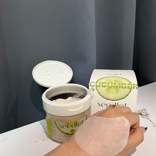 씨드렛 큐컴버 수딩 토너 패드 — 5점을 준 리뷰어가 2023년 2월 올린 사용 사진