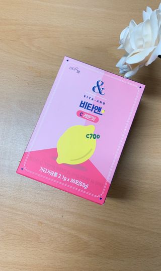 비타앤C 레몬맛, 망고맛 — 3.5점을 준 리뷰어가 2021년 7월 올린 사용 사진