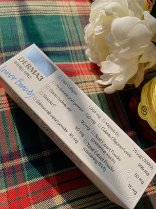 [큐라에스] 뮤신콜라겐 더마3 76.8(1개월분) — 5점을 준 리뷰어가 2023년 12월 올린 사용 사진