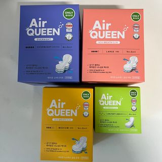 에어퀸 뉴브레스 유기농 생리대 4종 (팬티라이너 20P + 중형 10P + 대형 10P + 오버나이트 8P)_체험단 — 4.5점을 준 리뷰어가 2024년 8월 올린 사용 사진