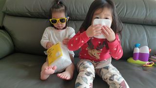 디어엘로디 프리미엄 유기농 베이비 솜티슈 40매 3 + 1 PACK — 5점을 준 리뷰어가 2021년 2월 올린 사용 사진