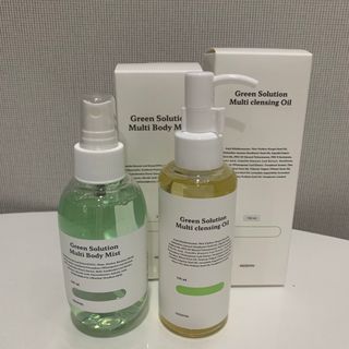 [녹산] 그린 솔루션 멀티 클렌징 오일 + 그린 솔루션 멀티 바디 미스트 — 5점을 준 리뷰어가 2022년 11월 올린 사용 사진