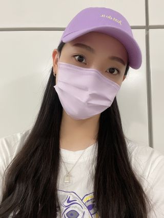에어에이드 컬러 덴탈 마스크 — 4점을 준 리뷰어가 2021년 8월 올린 사용 사진