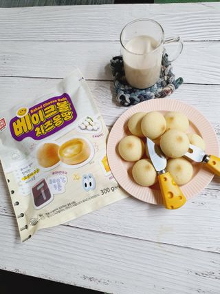 한성기업 베이크볼 치즈몽땅 300g x 2봉 — 5점을 준 리뷰어가 2021년 9월 올린 사용 사진