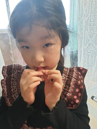 아비삭과일칩 5종 /딸기,사과,배,귤,무화과 5종 — 5점을 준 리뷰어가 2021년 4월 올린 사용 사진