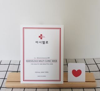 닥터마시멜로 마블러스 멀티 클리닉 마스크 — 5점을 준 리뷰어가 2021년 6월 올린 사용 사진