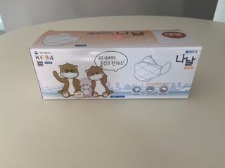 케이파이 나날마스크 [케이파이 나날] KF94 마스크 50매입 (개별포장) ,  여름에도 좋은 숨쉬기 편한 순수 국산 마스크 — 5점을 준 리뷰어가 2022년 7월 올린 사용 사진
