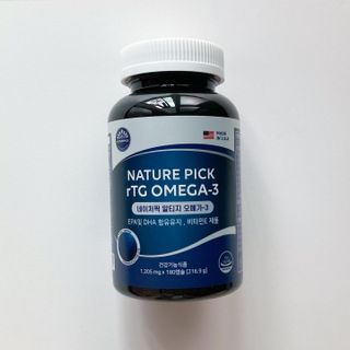 서울약사신협 네이처픽_알티지오메가3_1,205mg x 180캡슐 — 5점을 준 리뷰어가 2021년 9월 올린 사용 사진
