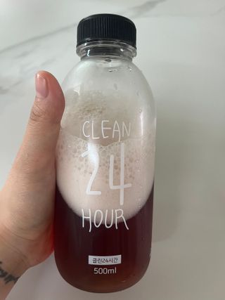 클린24시간 1BOX(5포) + 전용보틀(500ml) — 4점을 준 리뷰어가 2023년 7월 올린 사용 사진