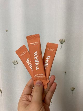 웰리카 다이어트 프로바이오틱스 — 5점을 준 리뷰어가 2021년 1월 올린 사용 사진
