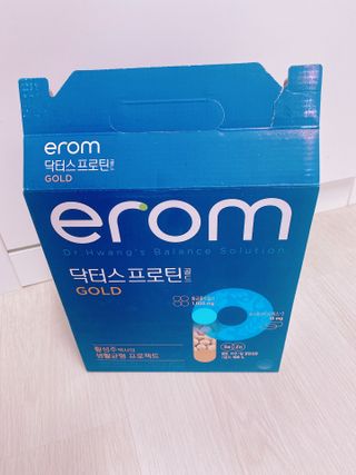 이롬 erom 닥터스 프로틴 골드 — 5점을 준 리뷰어가 2021년 4월 올린 사용 사진