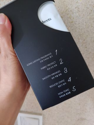 [이즈라이프코스메틱] 퍼퓸 드라이어 시트 히노끼향  or 블랑향 2중 택1 30매 — 4.5점을 준 리뷰어가 2021년 5월 올린 사용 사진