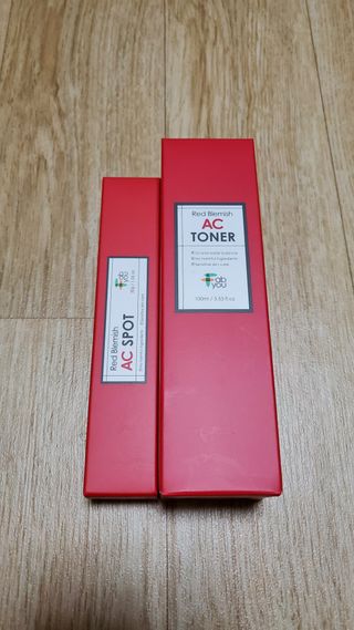 페브유 / FABYOU [페브유 2종 SET] 레드 블레미쉬 AC 토너 + AC스팟 — 5점을 준 리뷰어가 2021년 7월 올린 사용 사진